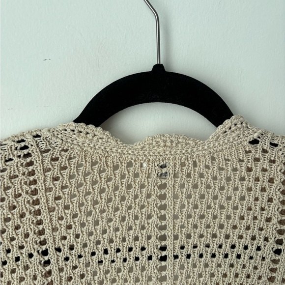 Aritzia Wilfred Caraway boho crochet crop cardigan sweater - Picture 9 of 10